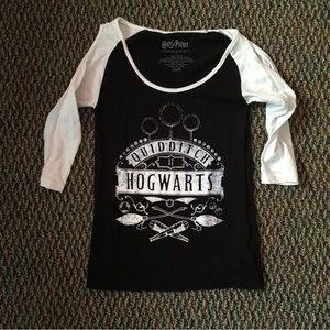 Cold shoulder Harry Potter Quidditch Shirt